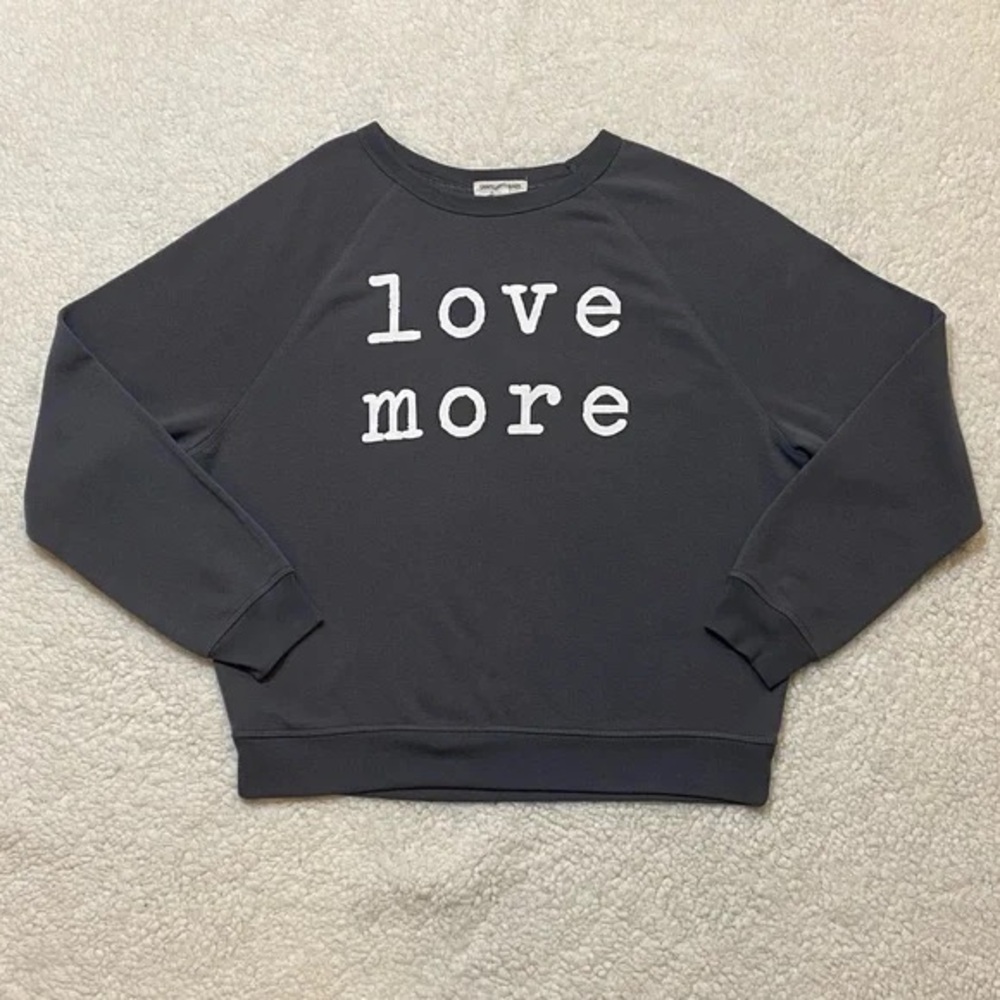 Target Women's Grey Love More Crewneck